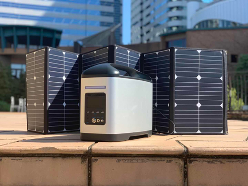 ハンセン・ジャパン／大容量のポータブル蓄電池／太陽光での充電も可能 